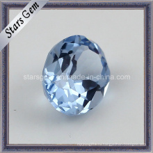 Красивый синий синтетический алмаз 108 # Spinel